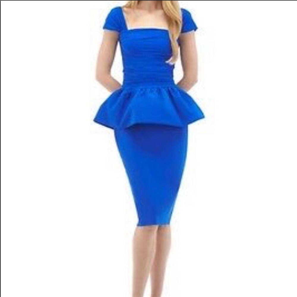 SOLD NWT chiara boni la petite robe purple peplum